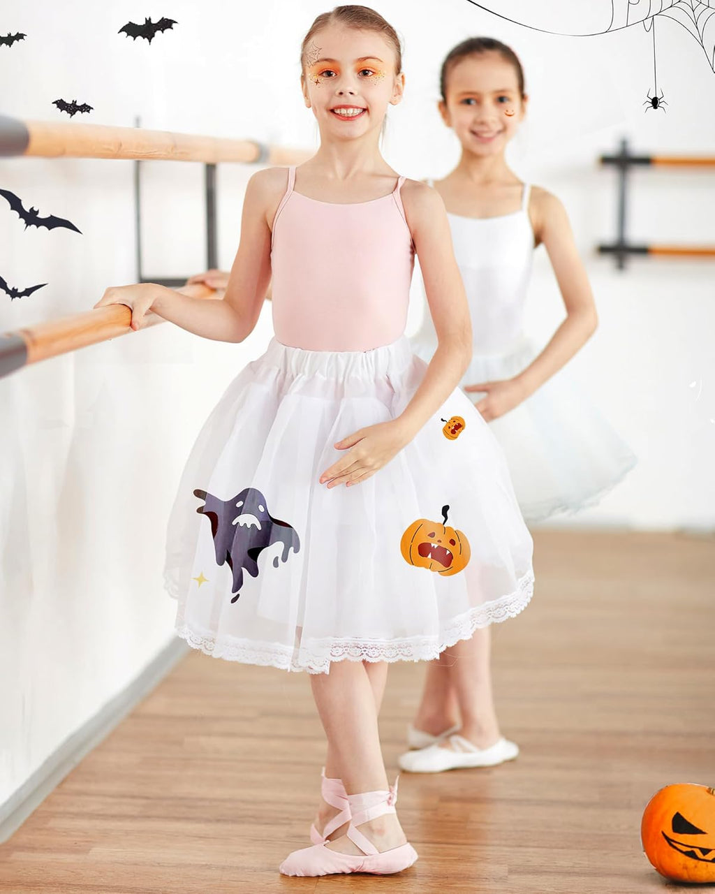 Stelle Ballet Shoes - Satin Ribbons Dance Slippers for Girls | Toddler to Big Kids Sizes