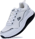 QAUPPE Men's Arch Support Sneakers - Orthotic Walking Shoes for Plantar Fasciitis Relief | Wide Fit