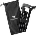 Vaunn Medical Folding Cane - Height Adjustable Walking Stick with Non-Slip Grip | Compact & Portable for Men, Women, Elderly