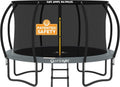 Jumpzylla Trampoline - Outdoor Recreational Trampoline with Enclosure & Non-Slip Ladder | 8FT to 16FT Sizes