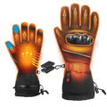 Heated Motorcycle Gloves for Men Women, 5V 5000mAh Rechargeable Battery, Upgraded Waterproof Windproof Non-Slip & Touchscreen Compatible, for Motorcycle Riding, Skiing, Hiking, Fishing, Hunting