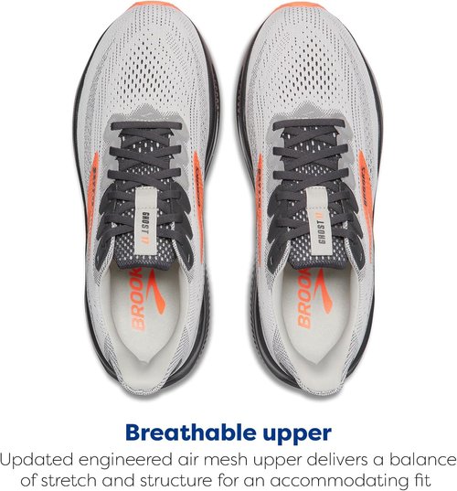 Brooks Men's Ghost 17 Running Shoes - Lightweight Comfort for Neutral Runners | Multiple Sizes Available