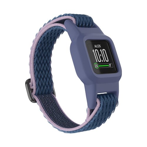 Vanet 3 Pack Compatible with Garmin Vivofit Jr 3 Bands for Kids, Soft Nylon Straps Silicone Sport Breathable Bands Adjustable Replacement Wristbands