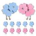 BSTWARM 12 PCS Magnetic Golf Ball Marker with Hat Clip, Golf Hat Clips with Flower Shape Ball Markers for Women & Men Golfers