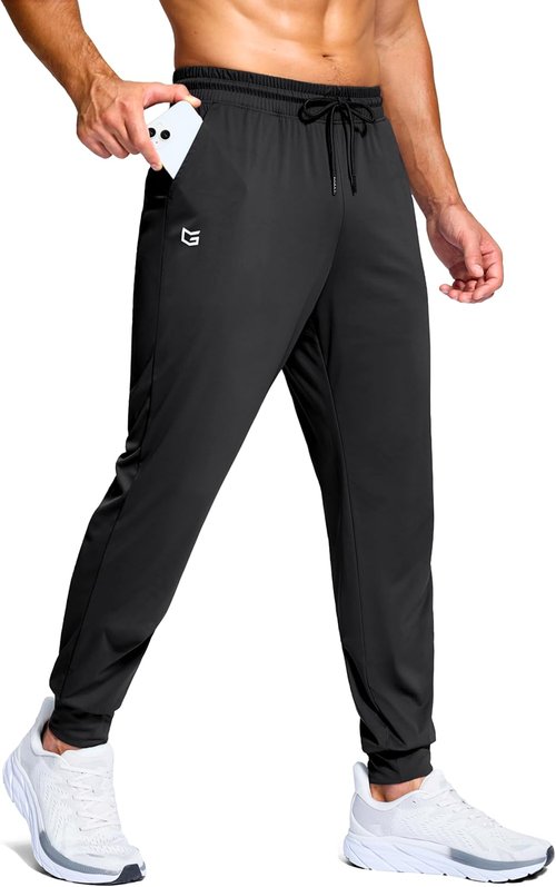 G Gradual Men's Joggers - Lightweight Athletic Pants with Pockets for Gym & Running | Stretch Fit