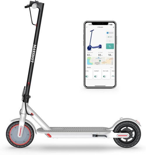 Maxshot Electric Scooter - High-Speed Folding Escooter for Adults & Kids | 8.5"/10"/14" Tires, 22 MPH, Long Range