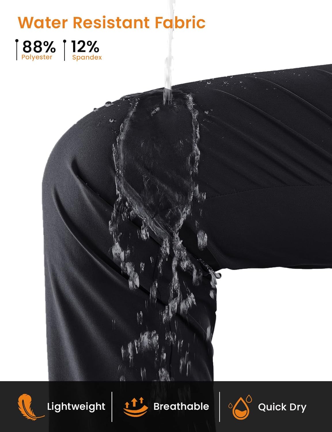 TBMPOY Women's Hiking Pants - Lightweight, Water-Resistant, Quick-Dry with Zipper Pockets | Casual Travel Wear