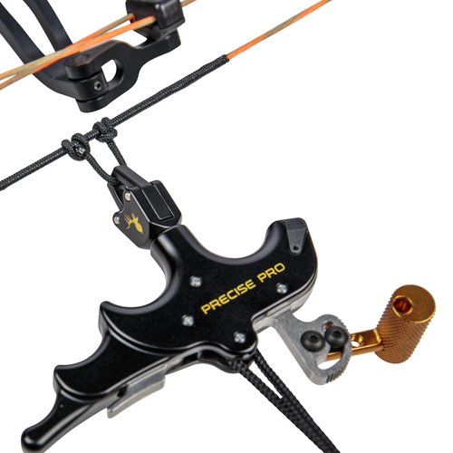 Trophy Ridge Precise Pro Archery Release - Pro Performance, 4-Finger Design, Smooth Sear-Style Mechanism, Torque-Free Rotation, Adjustable Thumb-Trigger and Sear Tension, Sling Wrist Strap Included