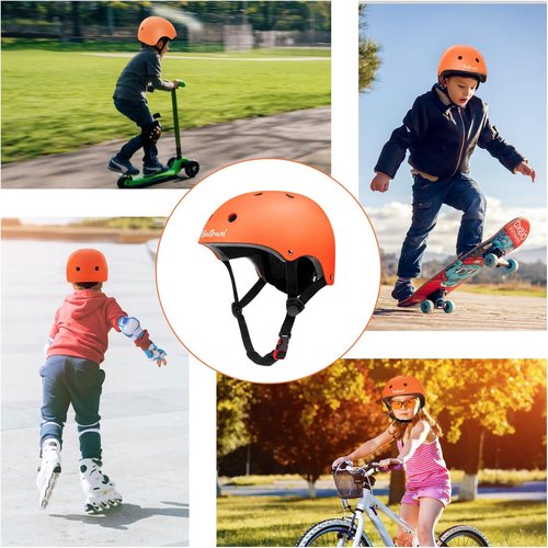 Besttravel Kids Helmet - Adjustable Toddler Safety Gear for Ages 3-8 | Multi-Sports Protection