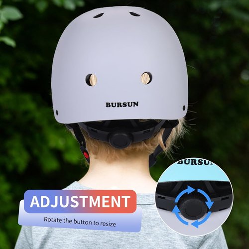 BURSUN Kids Bike Helmet - Adjustable & Ventilated Multi-Sport Safety Gear for Ages 2-14 | Boys & Girls