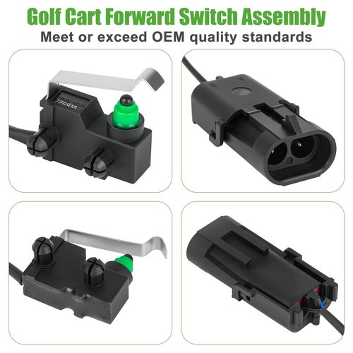 10L0L Golf Cart Reverse Switch Assembly -DCS- Fits EZGO 1996-02, Replaces 73195-G01
