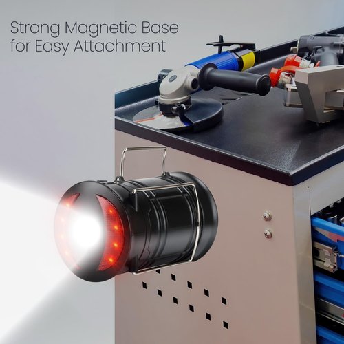 Lichamp Camping Lanterns - Rechargeable & Battery Powered | 4 Modes for Power Outages & Camping