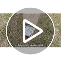30-Inch Heavy Duty Ground Anchor Kit - 4 Pack for Lawn & Garden, Sheds, Trampolines, Mobile Homes - Variation of THIS listing