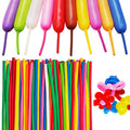 100Pcs Multi 260 Balloons Multi Long Skinny Latex Balloon for Animal Ballons, Premium Quality Balloons for Beginners Baloons Making Kid's Carnivals Party Decoartion