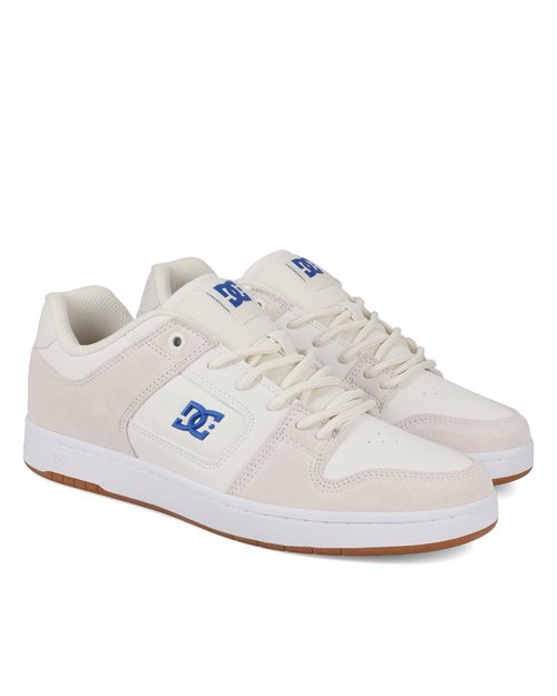 DC Men's Manteca 4 Skate Shoe, TAN/Blue/Gum, 10.5