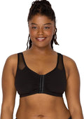 Fruit of The Loom Women's Sport Bra - Comfort Front Closure with Mesh Straps | Ideal Fit for Activewear