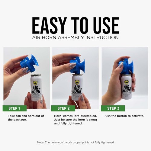 Guard Dog Security Air Horn - Powerful Handheld Safety Horn for Marine & Sporting Events | 1.4 oz