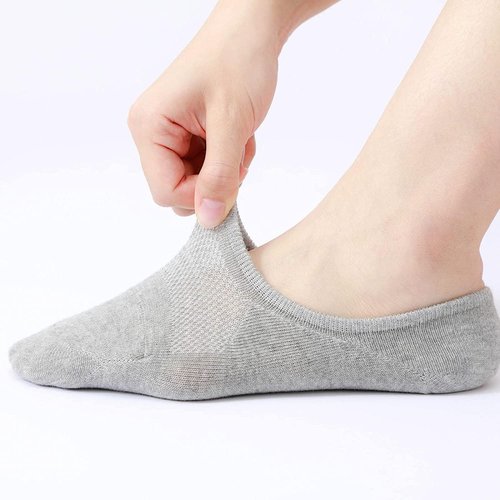 IDEGG No Show Socks - Low Cut Anti-Slip Athletic Liner Socks for Men & Women | Comfortable & Invisible