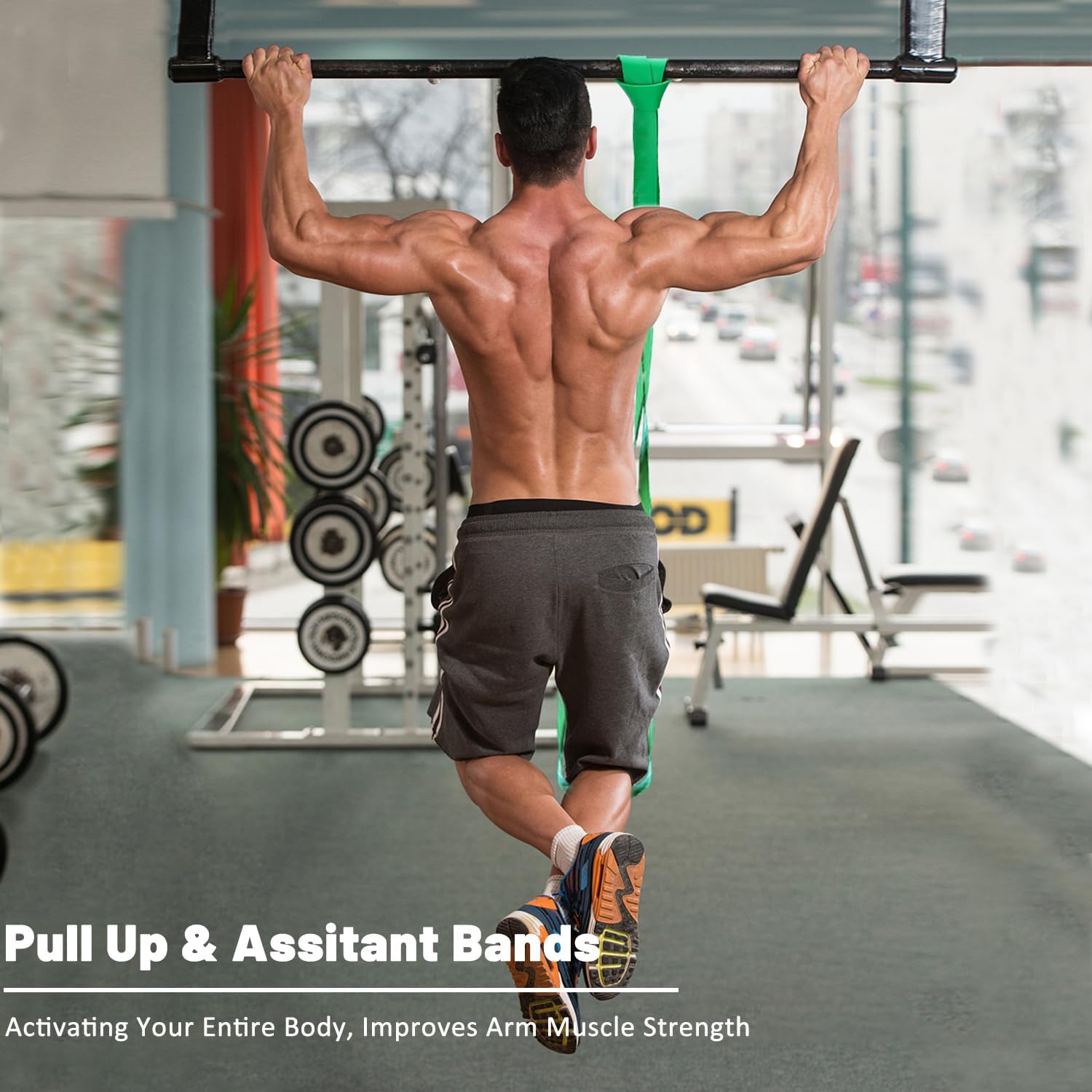 Resistance Bands - Pull Up Assist & Workout Bands Set for Fitness Training | Ideal for Men & Women