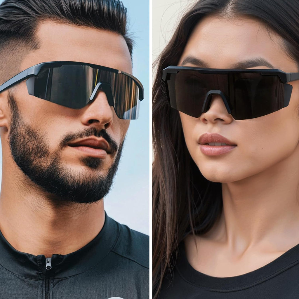 WISTON XL Z87 Sunglasses - Ultralight TR90 UV400 Protection for Men & Women | Perfect for Wide Heads