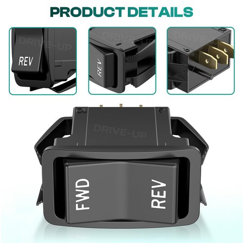 DRIVE UP EZGO Forward Reverse Switch, Golf Cart Forward Reverse Switch Fits EZGO TXT, PDS Electric 2003-Up Golf Carts, OEM 74323-G01