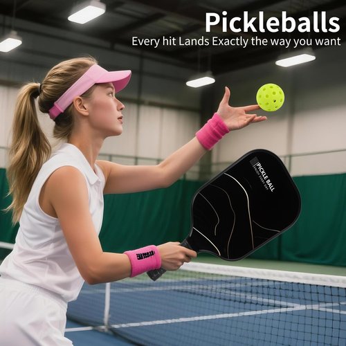 Seiyeje Pickleball Balls 6 Pack – USAPA Approved Outdoor Pickle Balls with 40 Precision Holes, Durable Seamless Design, Consistent Flight & True Bounce, Bright Yellow for Pickleball Games (6)