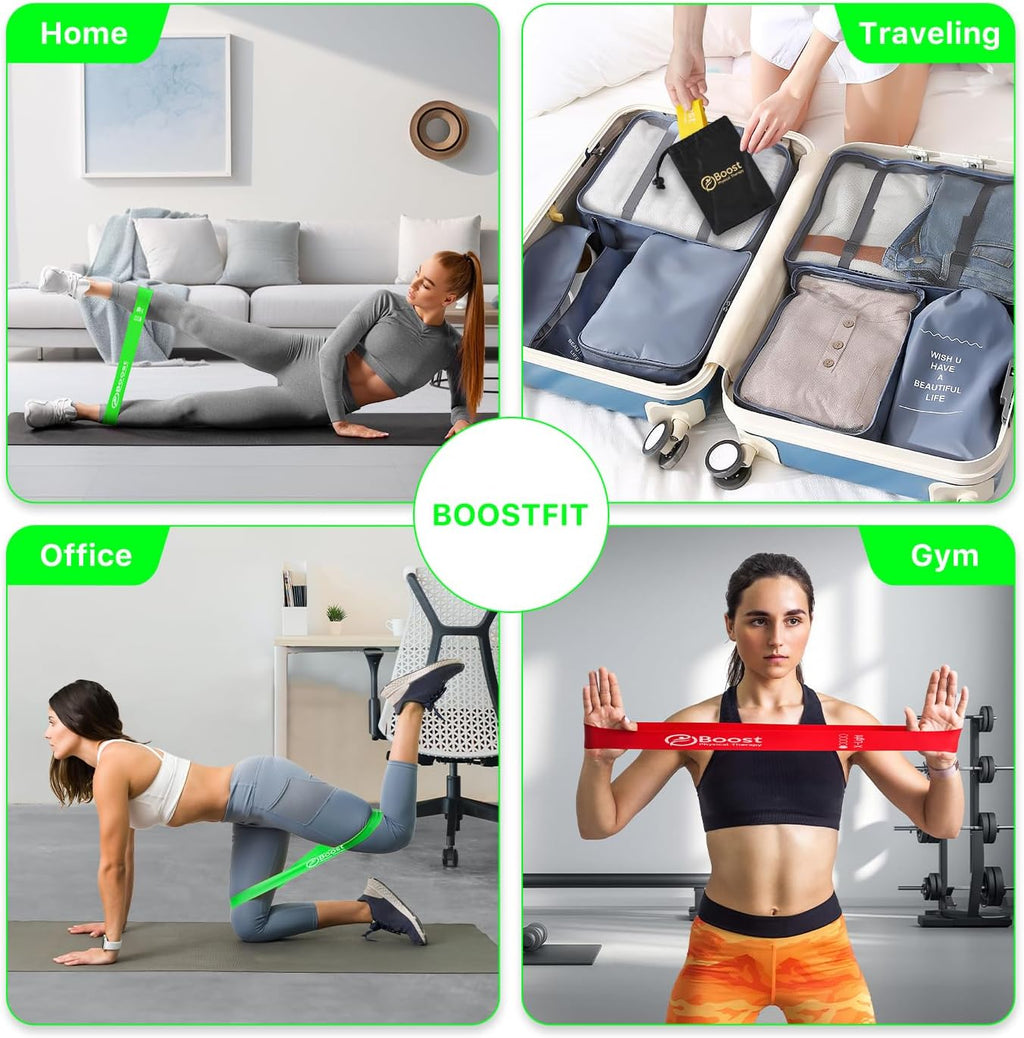 Skiennix Resistance Bands - 5-Level Exercise Set for Physical Therapy | Includes Guide & Carry Bag