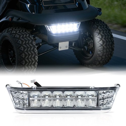 DRIVE UP Club Car LED Headlight Bar for Club Car Precedent 2004-Up with Front Head Light Electric and Gas Golf Carts, 12V Golf Cart Front Replace Head Light Bar Replaces OEM 102524801, 1025248-01