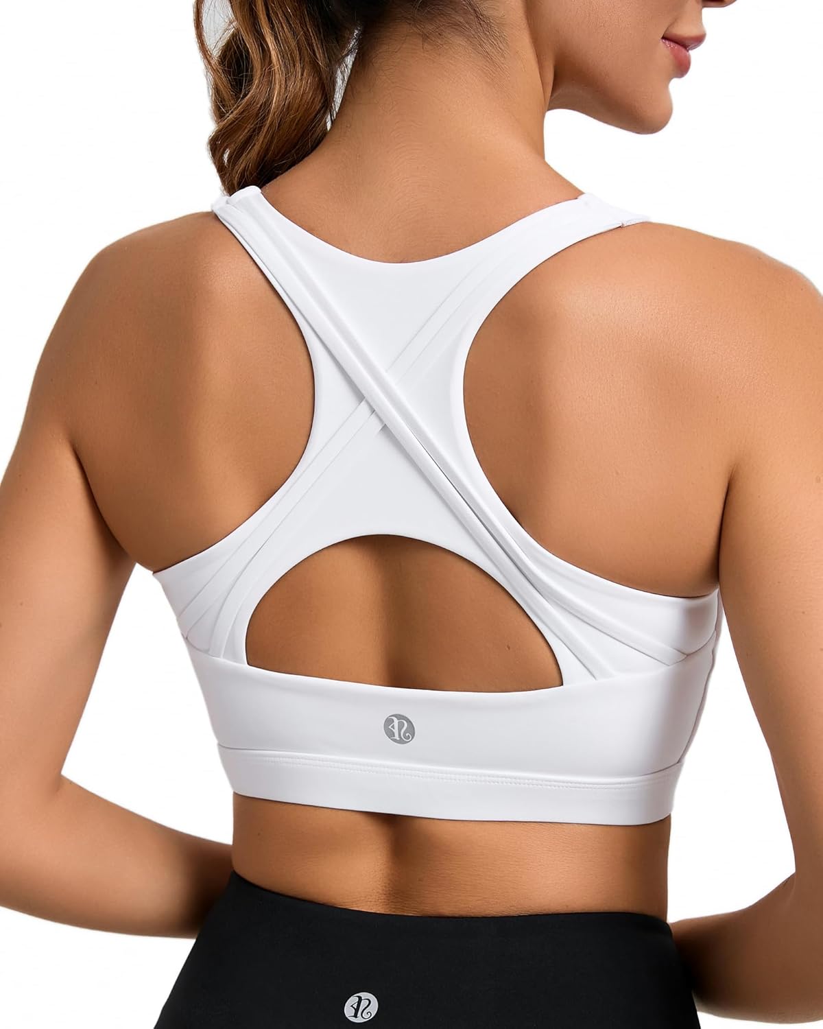 RUNNING GIRL High Support Sports Bra - High Impact Racerback for Women | Comfortable Workout Fit