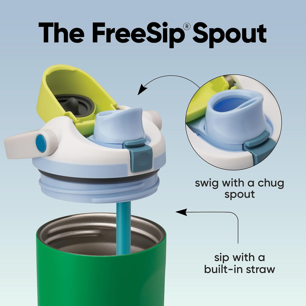 Owala FreeSip Sway Water Bottle - Insulated Stainless Steel, 30oz, Two-Way Spout & Built-In Straw, Leak Proof