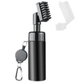Golf Water Brush with Spray Bottle - 5 oz, Retractable Clip & Cover, Essential Golf Accessory (Variation: Golf Club Brush)