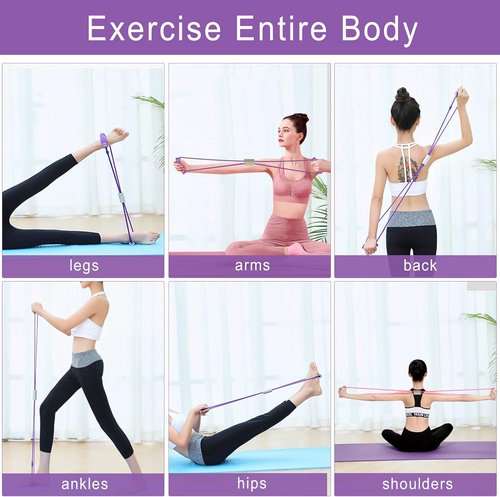 FYY Figure 8 Resistance Bands - Versatile Yoga & Fitness Stretch Bands for Home Workouts | Physical Therapy