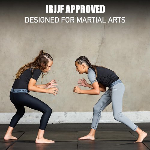 Elite Sports Youth Boys Kids Athletic Compression Pants Legging Spat Tight Base Layer BJJ Basketball Soccer Sports Training (US, Alpha, Medium, Regular, Black (Pack of 3))