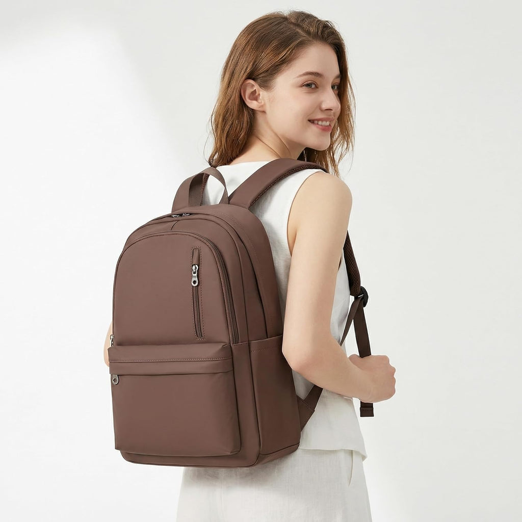Skiennix Lightweight Nylon Backpack - Foldable Design, Large Capacity for School, Travel & Work