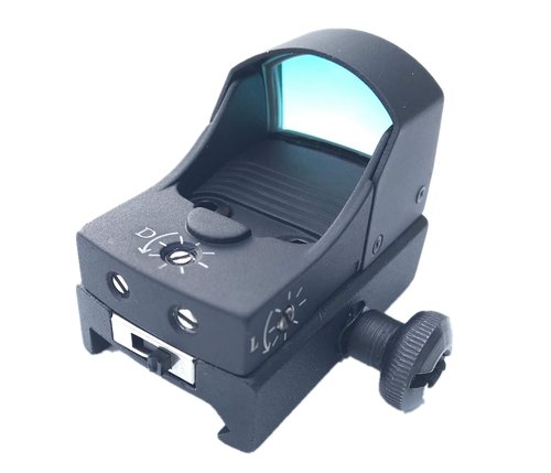 Ade Advanced Optics RD3-002 Compact Red Dot Sight with Integral Weaver-Picatinny Mount