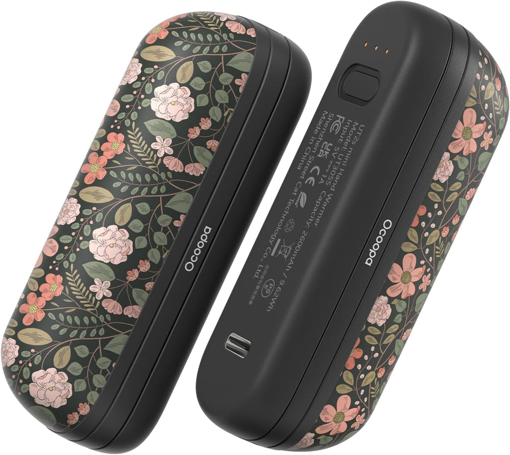 OCOOPA 2-in-1 Magnetic Rechargeable Hand Warmers - Portable Mini Electric Heaters | 2 Pack for Golf & Winter Gifts
