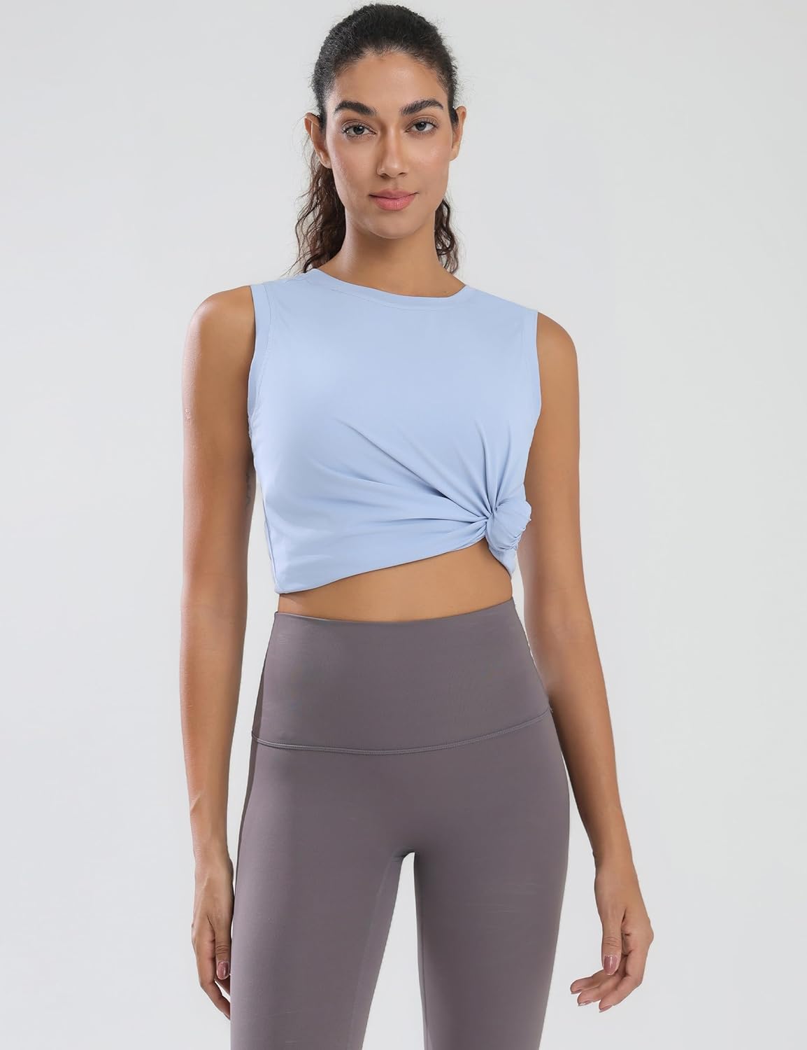 Skiennix Women's Sleeveless Workout Tops - Lightweight Athletic Tanks for Yoga & Gym | Loose Fit