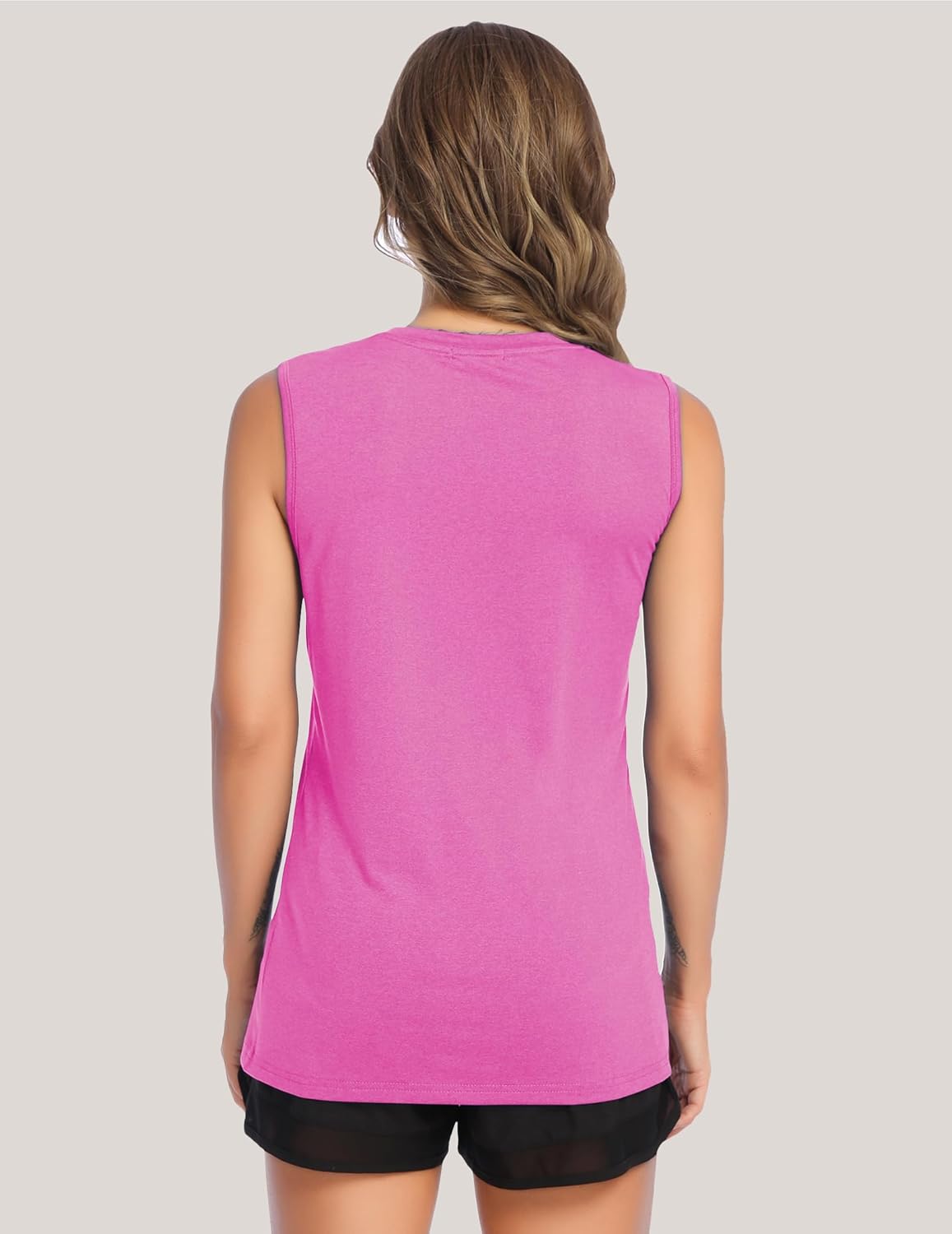 COOrun Women's Athletic Tank Top - Lightweight Quick-Dry Sleeveless Yoga Shirt | Perfect for Workouts