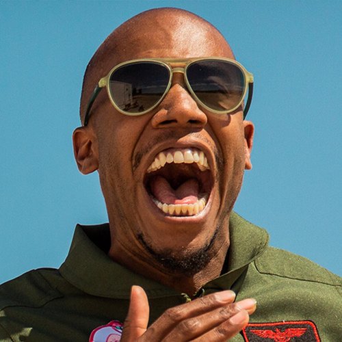 Goodr Buzzed On The Tower Polarized Aviator Sunglasses - Large Green Frames with Gradient Lens & UV400 Protection