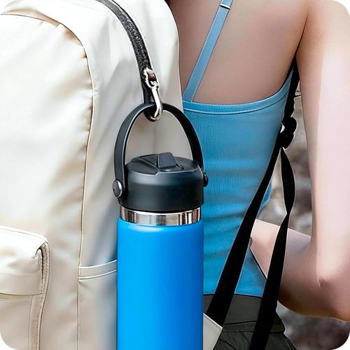 Hydro Flask Straw Lid - BPA-Free Replacement Cap for 12-64oz Wide Mouth Water Bottles