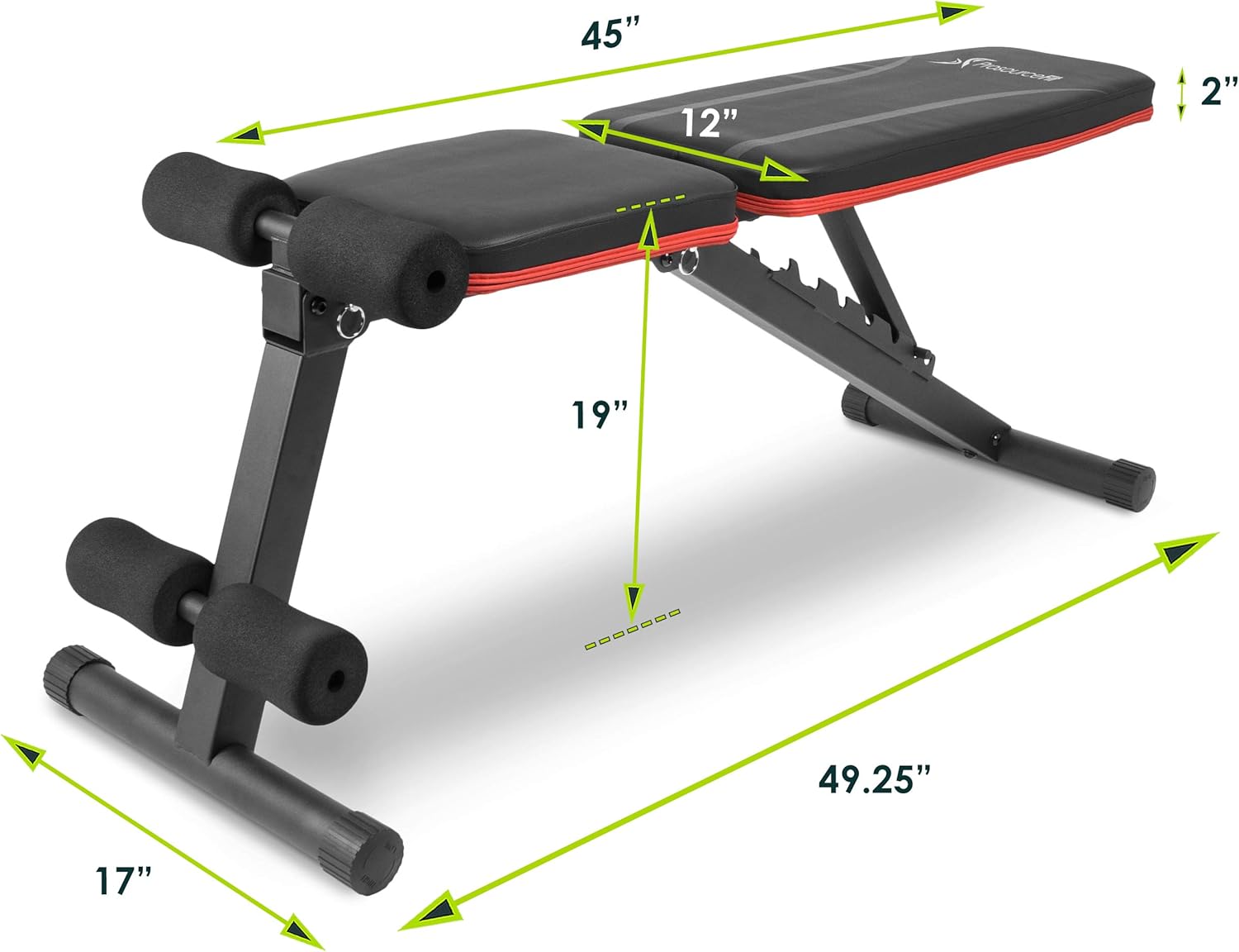 ProsourceFit Weight Bench - Versatile Weight Training Equipment for Home & Gym Fitness