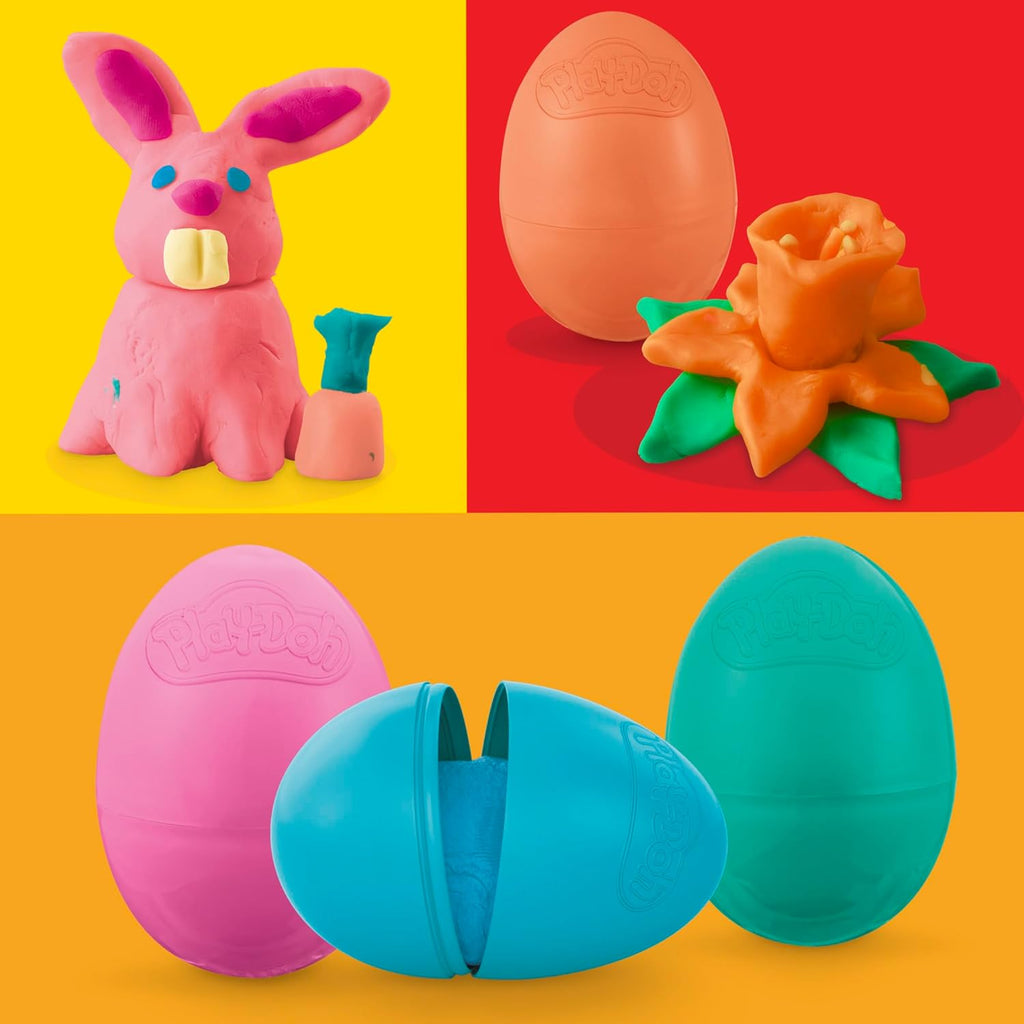 Play-Doh | 24-Pack Dinosaur & Dragon Egg Hunt Toys - Fun Modeling Compound for Kids Ages 2+