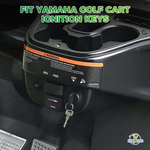 Panglong Golf Cart Replacment Ignition Keys, Suitable for Yamaha G&E G14,G16,G19,G22,G29 Drive, Replace OEM JU2-H2511-00/8000 Replacement Key (Pack of 25)
