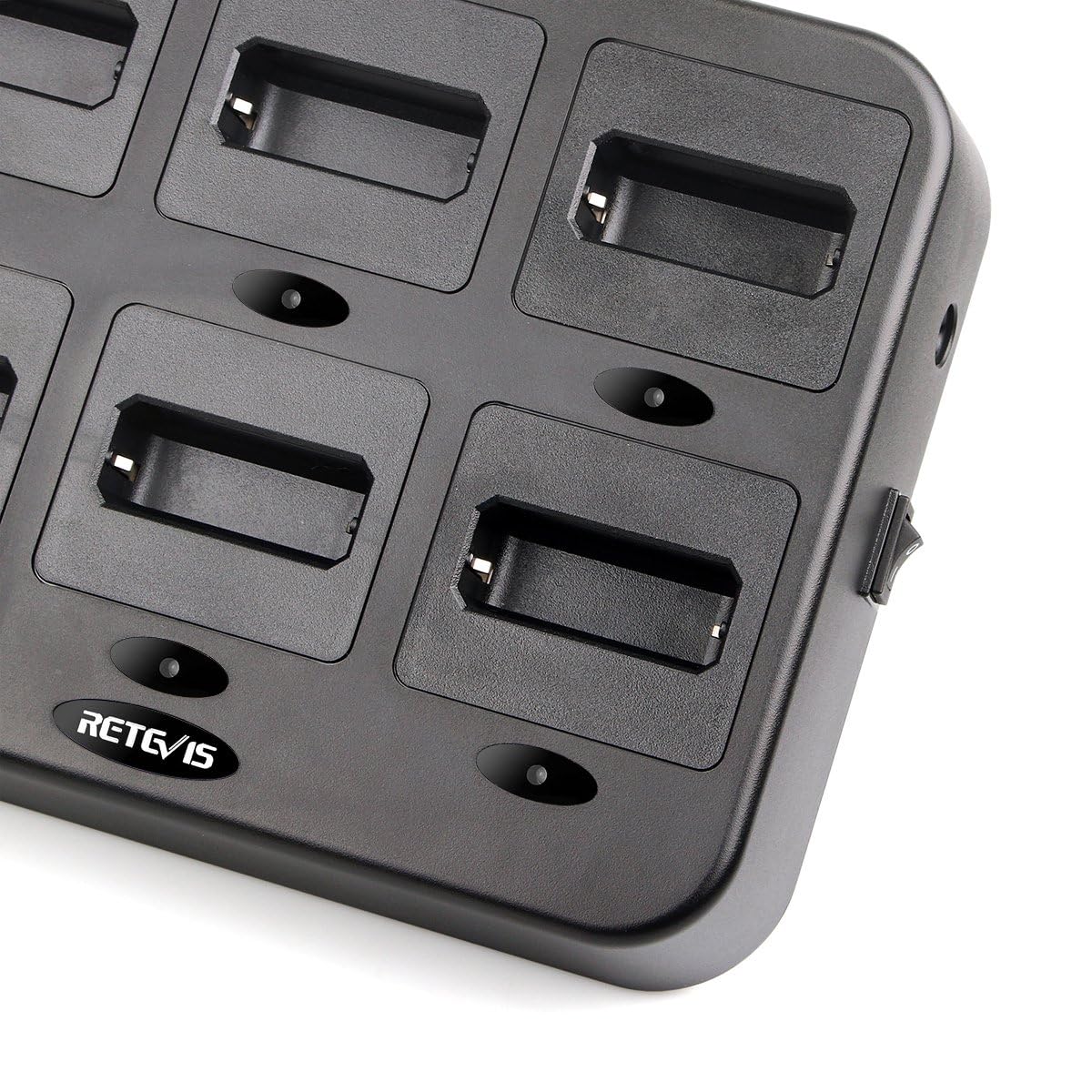Retevis RT22 Walkie Talkie Charger, Six-Way Charger, Multi Unit Charging Station, Compatible with Retevis RT22 RT22S RB19 RB19P RB39 RB39P Walkie Talkie (1 Pack)