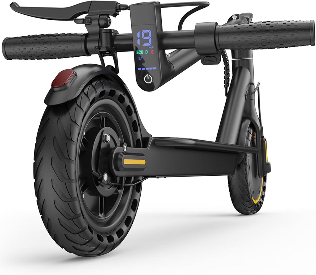 WERHY Electric Scooter - 350W/500W Motor, 19/22 MPH Speed, 15-28 Miles Range, Folding Design for Adults