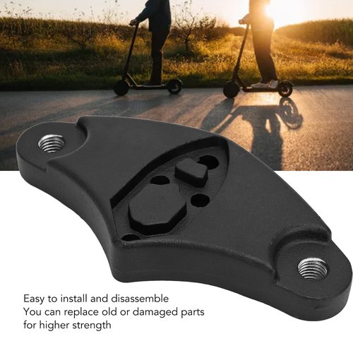 Electric Scooter Suspension Mounting Plate, CNC Machined Replaceable 10 Inch Easy Install Shock Absorbing Mounting Plate for Electric Scooter Accessories