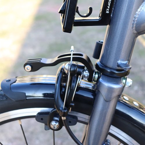 NELboNs Bicycle Out-Front Light Mounting Bracket Compatible with Bromp ton 3 Sixty Folding Bikes Alloy Mount for Bike Lights