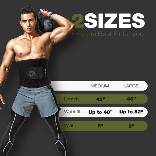ActiveGear Premium Waist Trimmer - Sweat-Enhancing Trainer Belt for Men & Women | Adjustable Fit