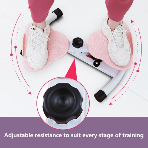 MIUPWULA Waist Twister, Ab Machine with Resistance Bands,330 lbs Weight Capacity, Abs Workout for Slim Waist and Core Ab Exercise, Noiseless Home Gym Exercise Equipment for Women Men