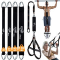 Fitarc Pull Up Assistance Bands Set,Pull Up Assist Strap with Handle,14 Levels of Assistance Up to 300LBS, Black